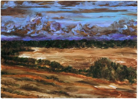 Oderbruch Siena gebrannt