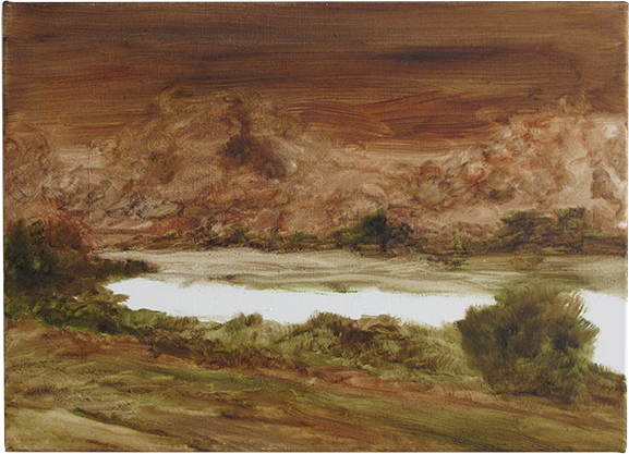 Oderbruch gr&uuml;n mit Licht